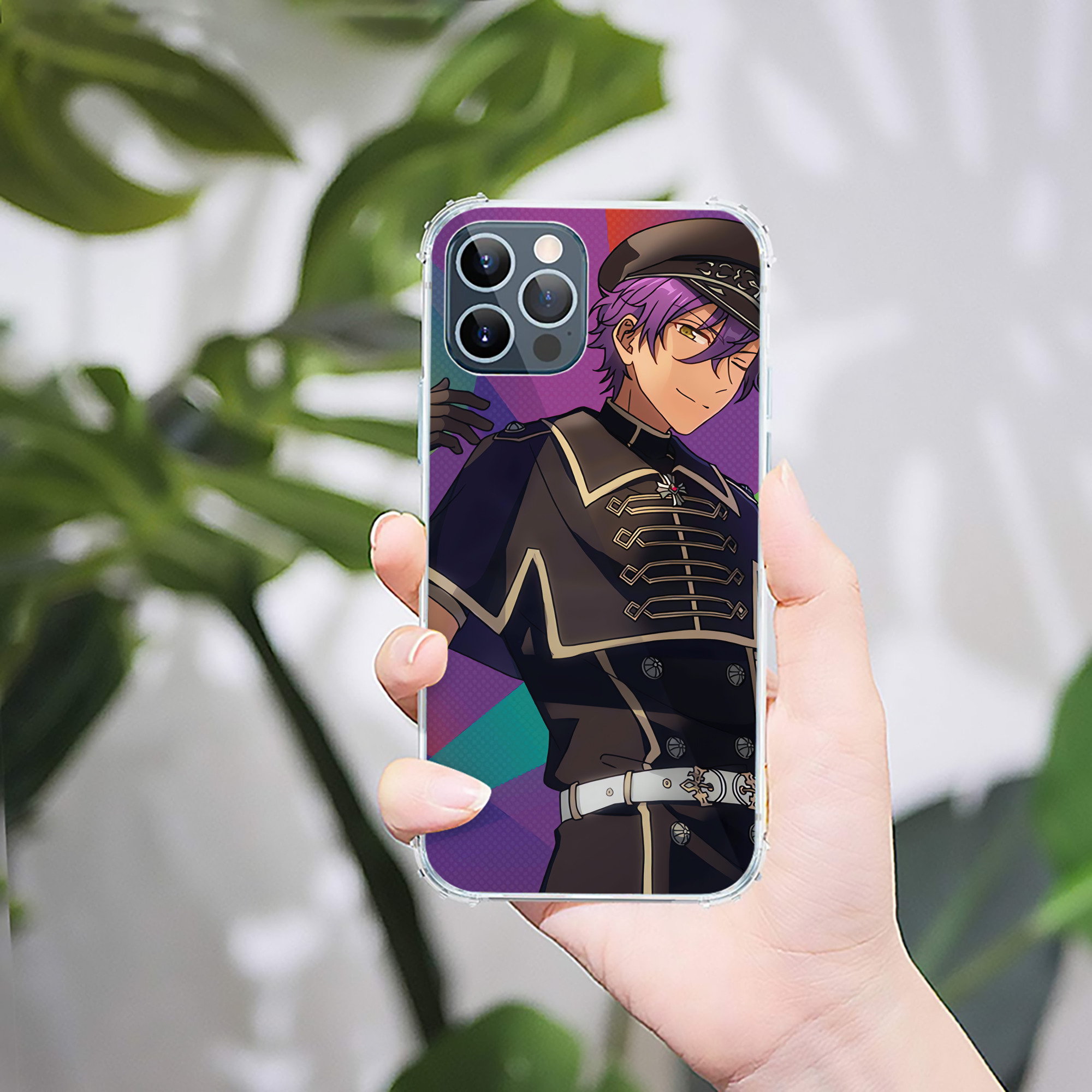 （画像用） あんさんぶるスターズ! Ensemble Stars 【iPhone 12シリーズ対応】透明スマホケース（クリアソフトケース）
